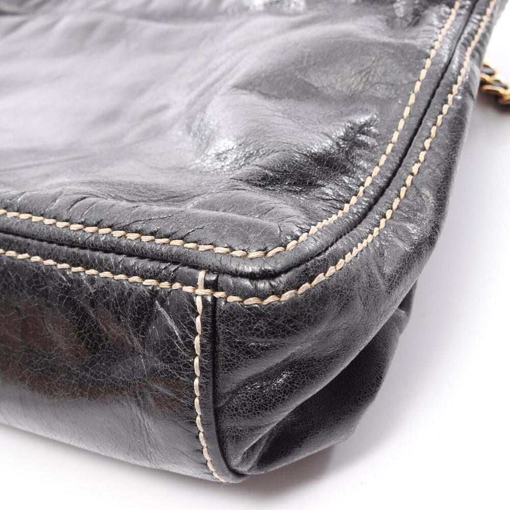 PRADA Black Leather Shoulder Bag - Picture 11 of 11